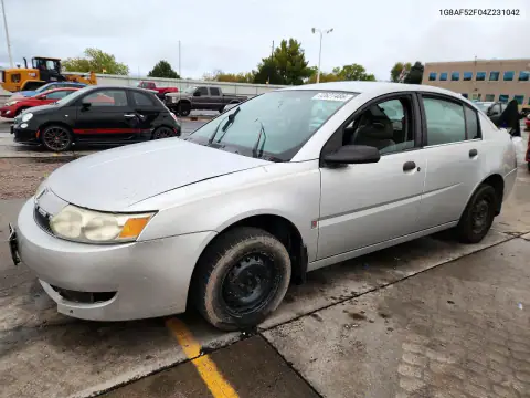 1G8AF52F04Z231042 — 2004 Saturn ION, Задняя часть, фото до ремонта