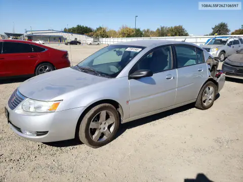 1G8AL55F26Z106597 — 2006 Saturn ION, Задняя часть, фото до ремонта