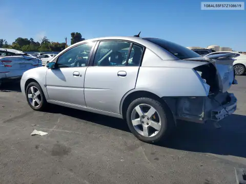1G8AL55F57Z108619 — 2007 Saturn ION, фото 2 с аукциона Copart, Задняя часть