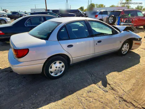 2000 Saturn Sl1 VIN 1G8ZH5283YZ251340 фото 3