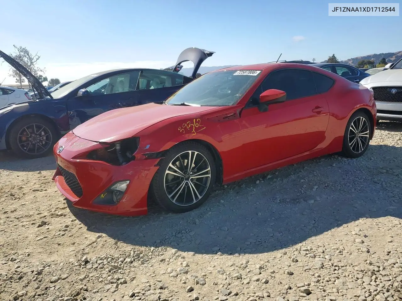 2013 Scion Fr-S Base VIN JF1ZNAA1XD1712544 фото 1