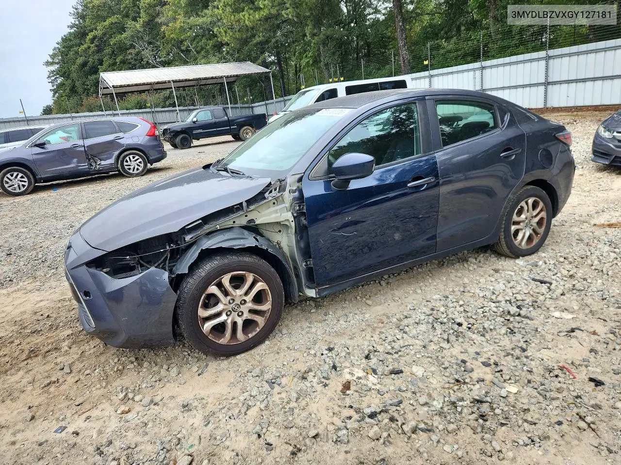 2016 Scion Ia Base VIN 3MYDLBZVXGY127181 фото 1