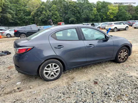 2016 Scion Ia Base VIN 3MYDLBZVXGY127181 фото 3