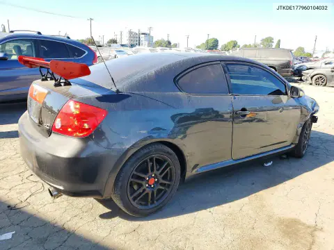 2006 Scion Tc Base VIN JTKDE177960104032 фото 3