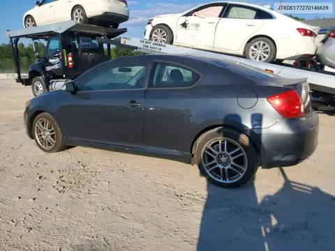 JTKDE177270146639 — 2007 Scion TC, фото 2 с аукциона Copart, Мелкие вмятины и царапины