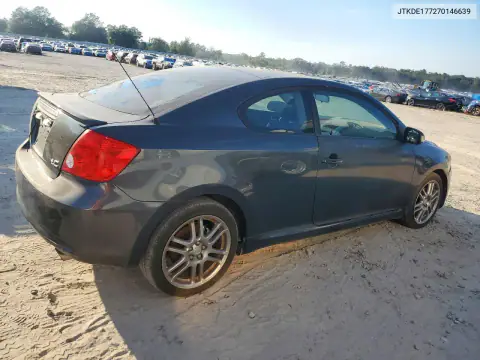 JTKDE177270146639 — 2007 Scion TC, фото 3 с аукциона Copart, Мелкие вмятины и царапины