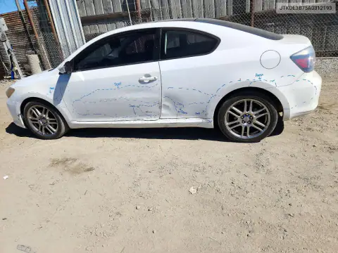 JTKDE3B75A0312193 — 2010 Scion TC, фото 2 с аукциона Copart, Боковая часть