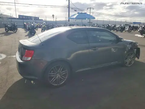 JTKJF5C77B3009670 — 2011 Scion TC, фото 3 с аукциона Copart, Передняя часть