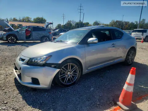 JTKJF5C73C3033501 — 2012 Scion TC, Боковая часть, фото до ремонта