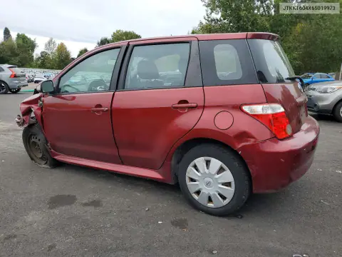 2006 Scion Xa Base VIN JTKKT604X65019973 фото 2