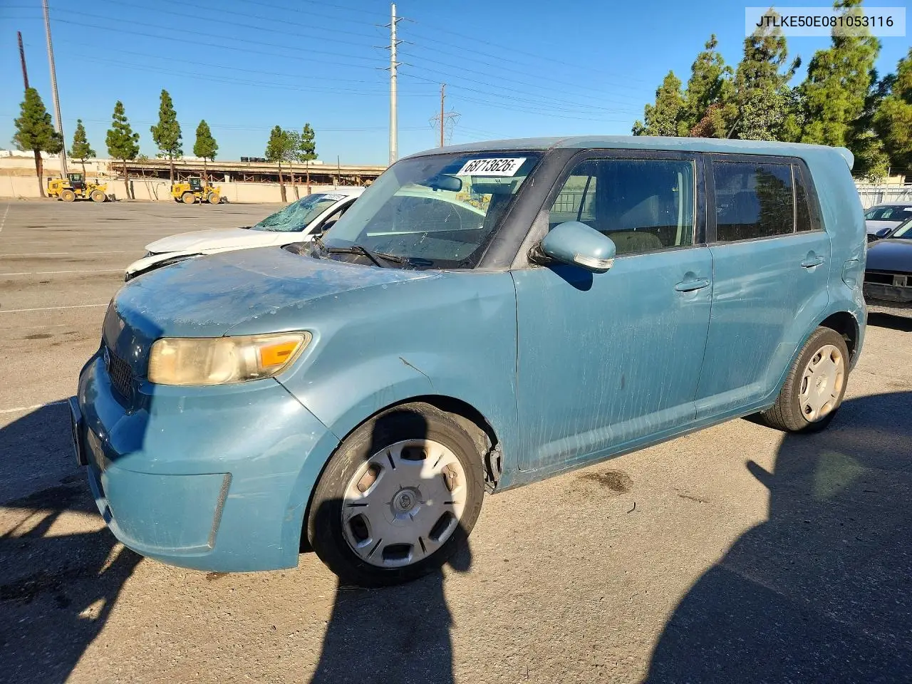 2008 Scion Xb Base VIN JTLKE50E081053116 фото 1