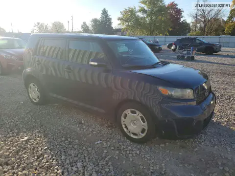 2008 Scion Xb Base VIN JTLKE50E381020191 фото 4
