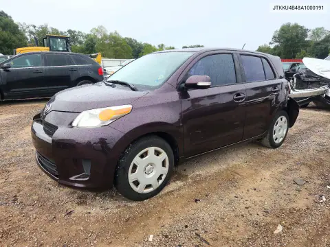 JTKKU4B48A1000191 — 2010 Scion xD, Задняя часть, фото до ремонта