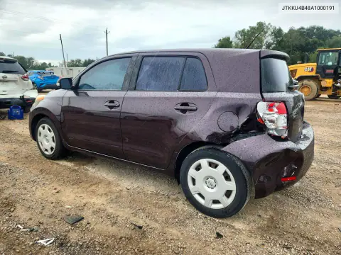 2010 Scion Xd Base VIN JTKKU4B48A1000191 фото 2