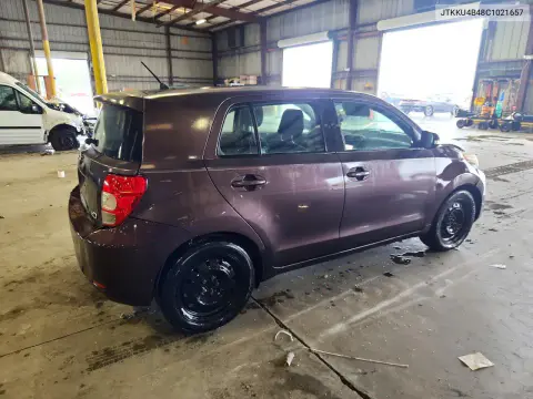 2012 Scion Xd Base VIN JTKKU4B48C1021657 фото 3