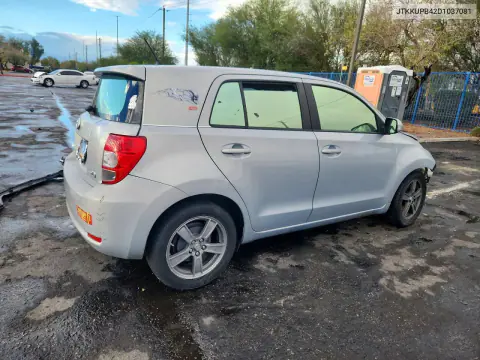 2013 Scion Xd 10 Series VIN JTKKUPB42D1037081 фото 3