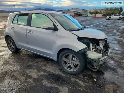 2013 Scion Xd 10 Series VIN JTKKUPB42D1037081 фото 4
