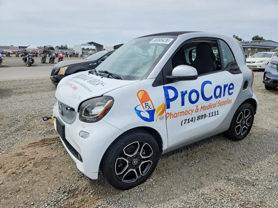 2019 Smart Fortwo VIN WMEFJ9BA9KK367442 фото 1