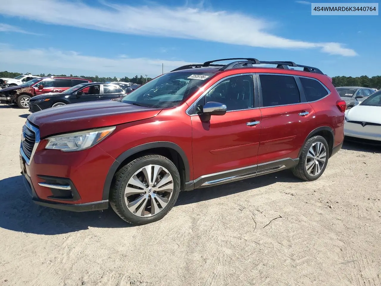 2019 Subaru Ascent Touring VIN 4S4WMARD6K3440764 фото 1