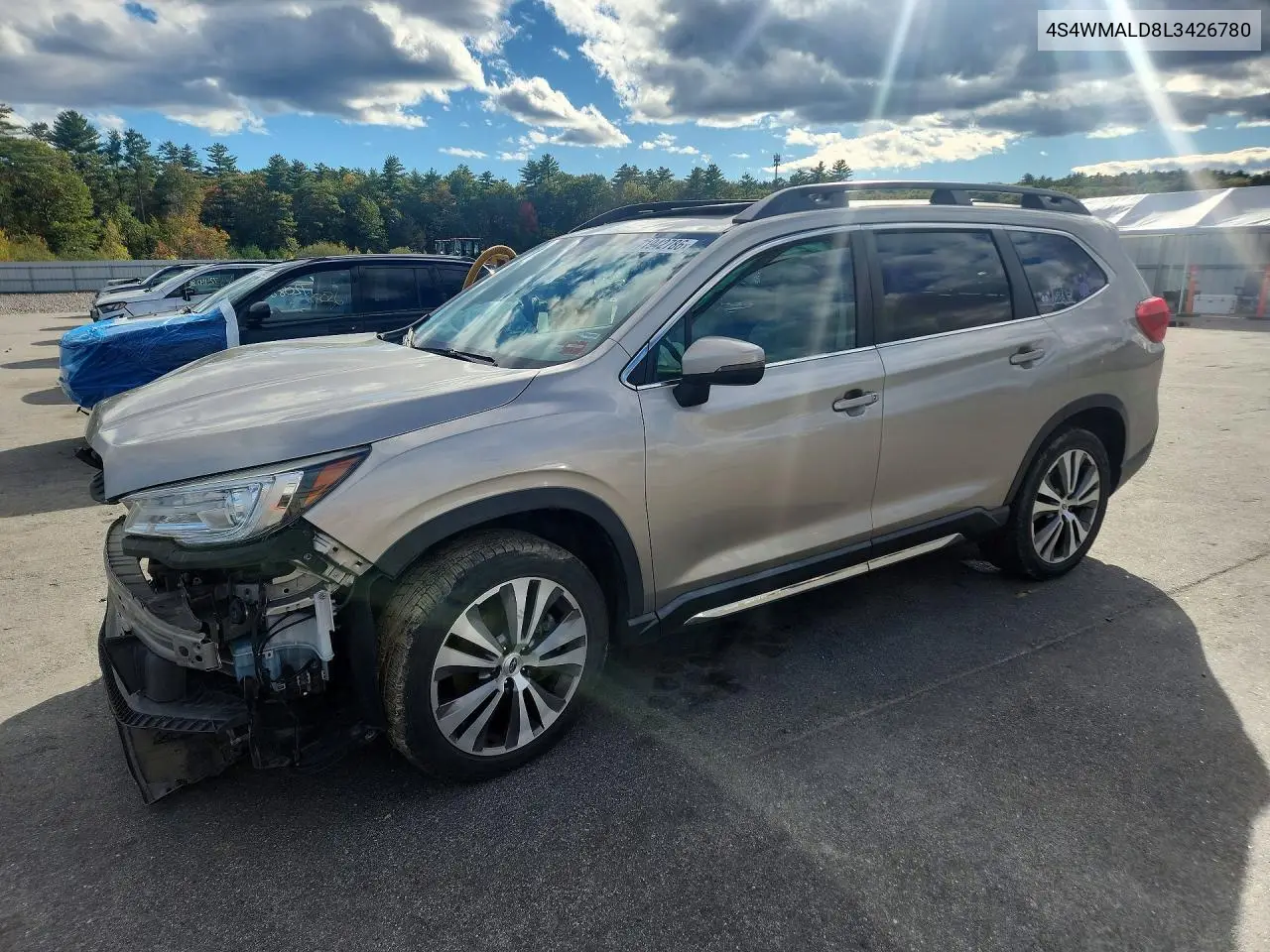 2020 Subaru Ascent Limited VIN 4S4WMALD8L3426780 фото 1