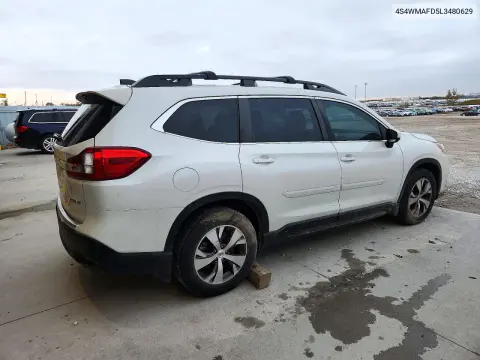 2020 Subaru Ascent Premium VIN 4S4WMAFD5L3480629 фото 3