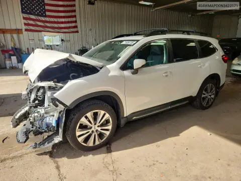 4S4WMAPD0N3422171 — 2022 Subaru Ascent, Передняя часть, фото до ремонта