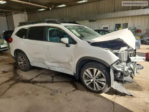 2022 Subaru Ascent Limited VIN 4S4WMAPD0N3422171 фото 4