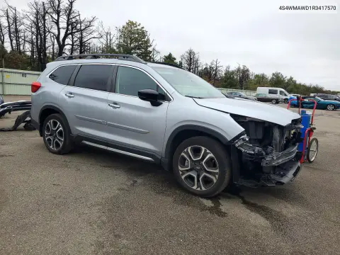 2024 Subaru Ascent Touring VIN 4S4WMAWD1R3417570 фото 4