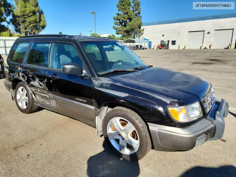 2000 Subaru Forester S VIN JF1SF6553YH718661 фото 4