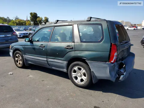 2004 Subaru Forester 2.5X VIN JF1SG63654H707762 фото 2