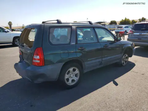 2004 Subaru Forester 2.5X VIN JF1SG63654H707762 фото 3