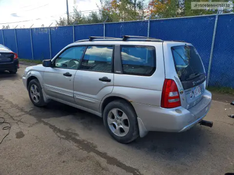 2004 Subaru Forester 2.5Xs VIN JF1SG65694H755133 фото 2