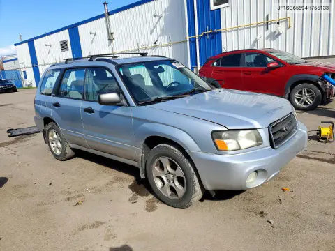 2004 Subaru Forester 2.5Xs VIN JF1SG65694H755133 фото 4
