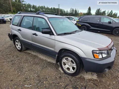 2005 Subaru Forester 2.5X VIN JF1SG63675H749206 фото 4