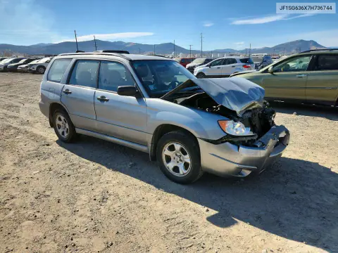 2007 Subaru Forester 2.5X VIN JF1SG636X7H736744 фото 4