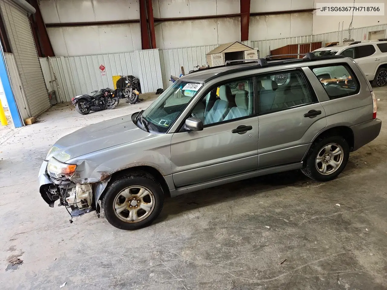 2007 Subaru Forester 2.5X VIN JF1SG63677H718766 фото 1