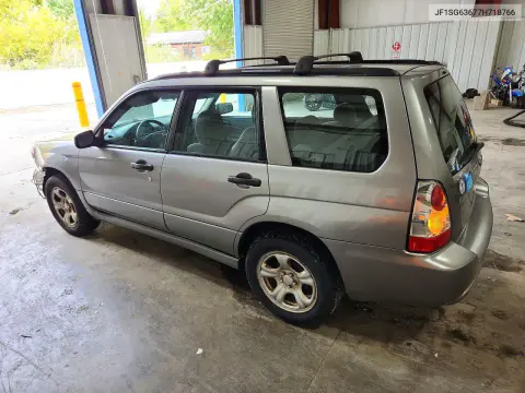 2007 Subaru Forester 2.5X VIN JF1SG63677H718766 фото 2