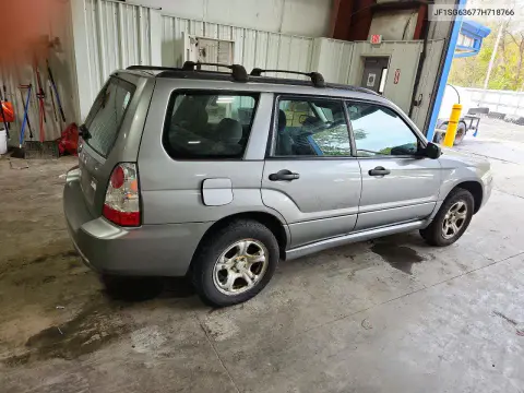 2007 Subaru Forester 2.5X VIN JF1SG63677H718766 фото 3