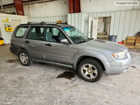 2007 Subaru Forester 2.5X VIN JF1SG63677H718766 фото 4