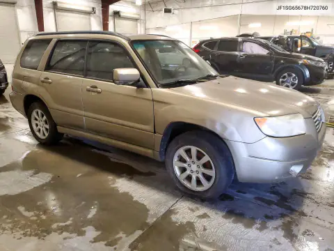 2008 Subaru Forester 2.5X Premium VIN JF1SG65678H720760 фото 4