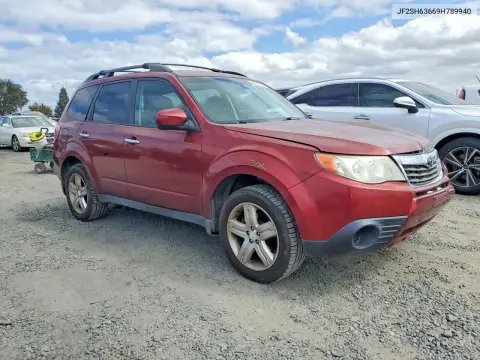 2009 Subaru Forester 2.5X Premium VIN JF2SH63669H789940 фото 4