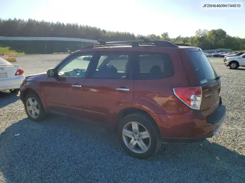 JF2SH64609H744510 — 2009 Subaru Forester, фото 2 с аукциона Copart, Передняя часть