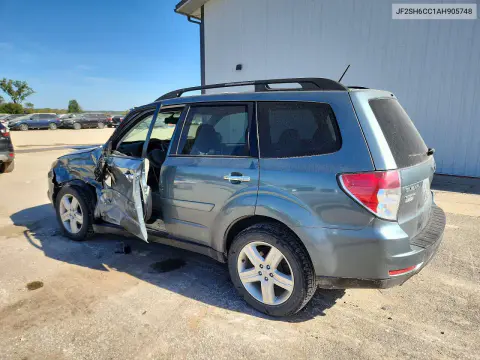 2010 Subaru Forester 2.5X Premium VIN JF2SH6CC1AH905748 фото 2