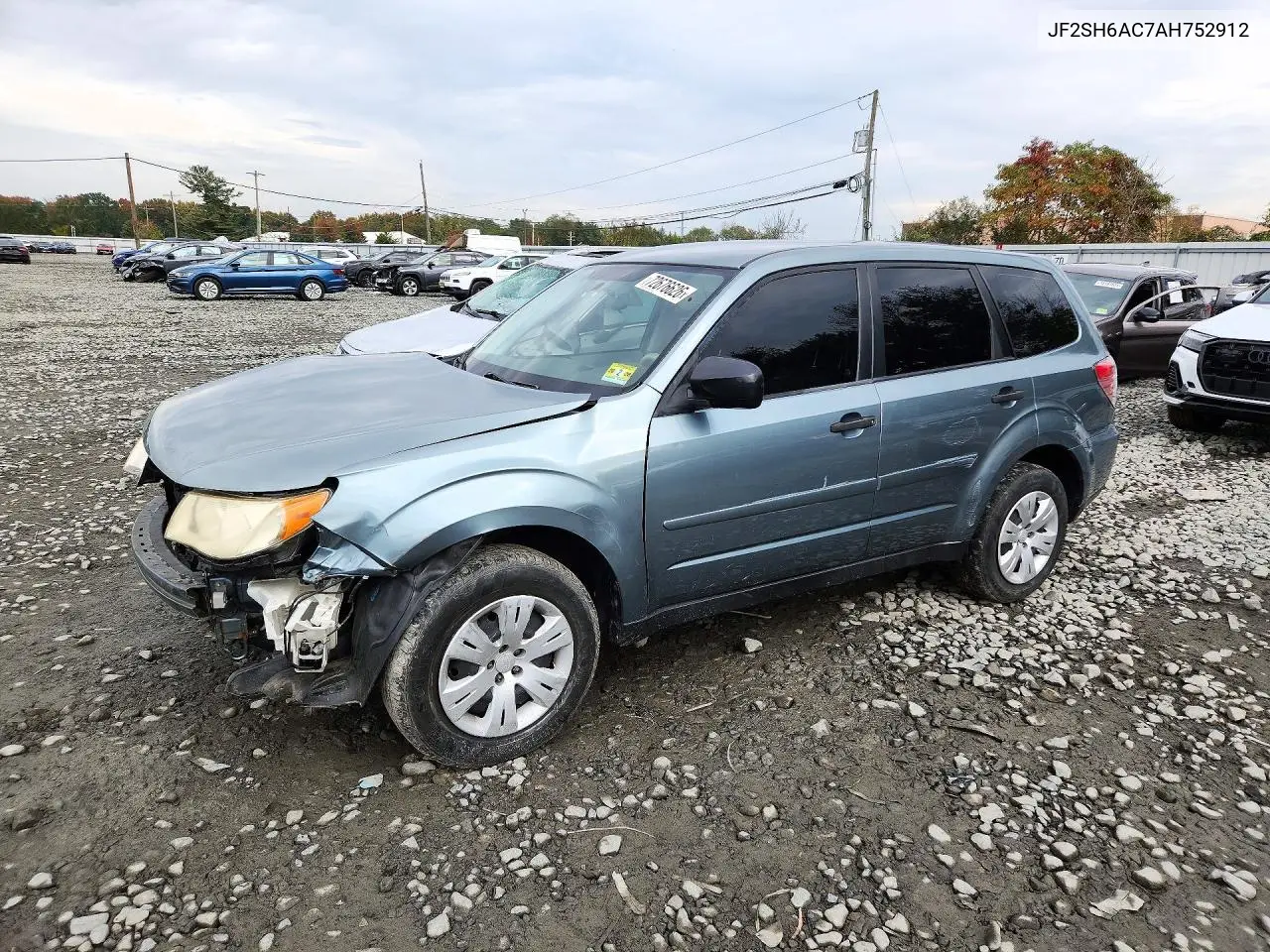 JF2SH6AC7AH752912 Subaru Forester 2010 — повреждение Передняя часть, фото до ремонта