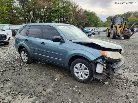 JF2SH6AC7AH752912 — 2010 Subaru Forester, фото 4 с аукциона Copart, Передняя часть