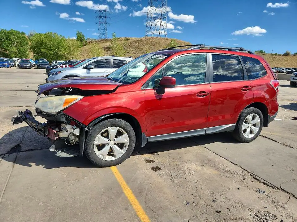JF2SJACC2EG403284 Subaru Forester 2014 — повреждение Передняя часть, фото до ремонта