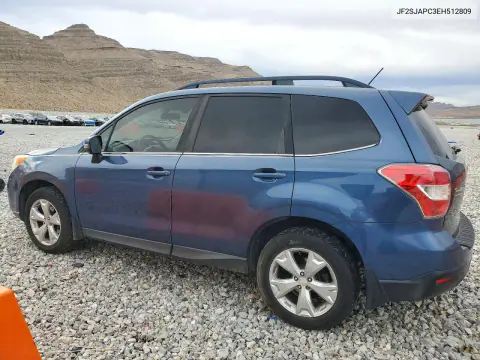 2014 Subaru Forester 2.5I Touring VIN JF2SJAPC3EH512809 фото 2