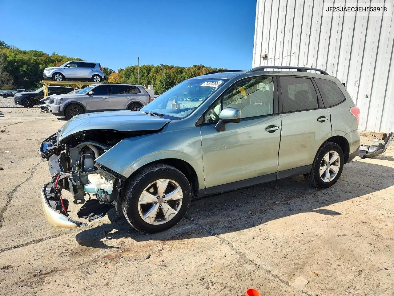 2014 Subaru Forester 2.5I Premium VIN JF2SJAEC3EH558918 фото 1