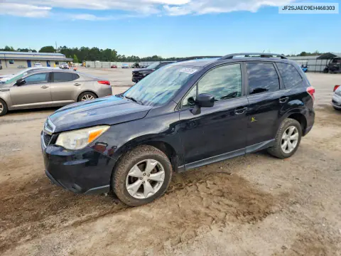 JF2SJAEC9EH468303 — 2014 Subaru Forester, Подтопление, фото до ремонта