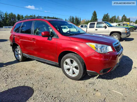 2014 Subaru Forester 2.5I Premium VIN JF2SJAEC8EH554735 фото 4
